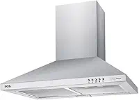 Coifa e Depurador de Parede Piramidal Eos 60cm Cheff Gourmet Inox Eco61ppi 220v