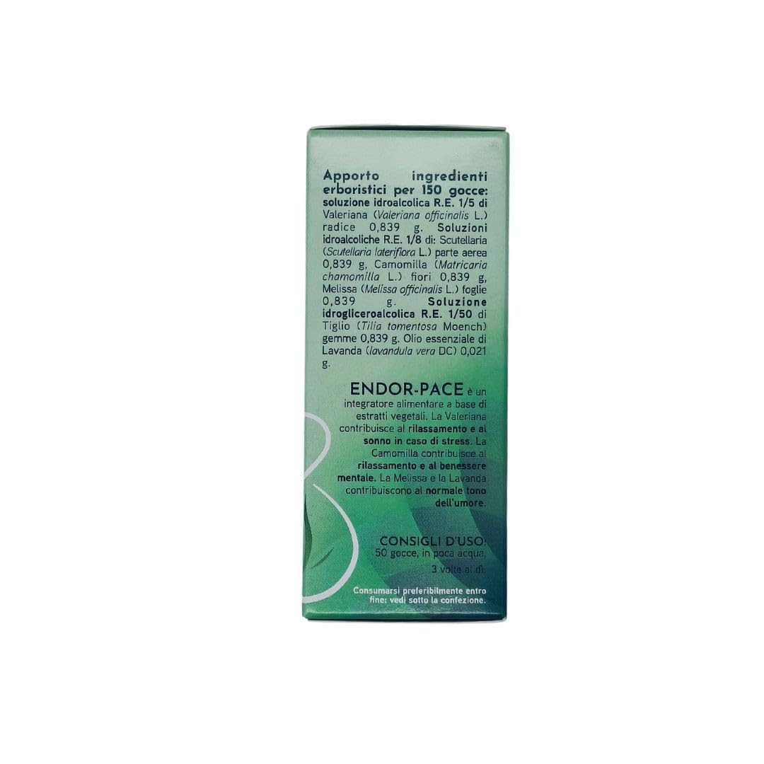 Herboplanet Integratore Alimentare Endor-Pace, 50 Ml