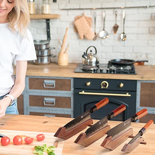 FINDKING-Chefs-Knives-Set-and-Edge-Guards-High-Carbon-Steel-Kitchen-Knives-Walnut-Knife-Holders-for-Home-Kitchen-Meat-Fruits-Vegetables-Dynasty-Series-8PCS