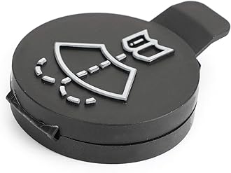 Windshield Wiper Washer Fluid Reservoir Cap, Cover Water Tank Bottle Cap Replacement fit for Chevrolet/Buick/Cadillac/Chevrolet/GMC Saab OE: 12767700, 30566588, 12788573, 13227300