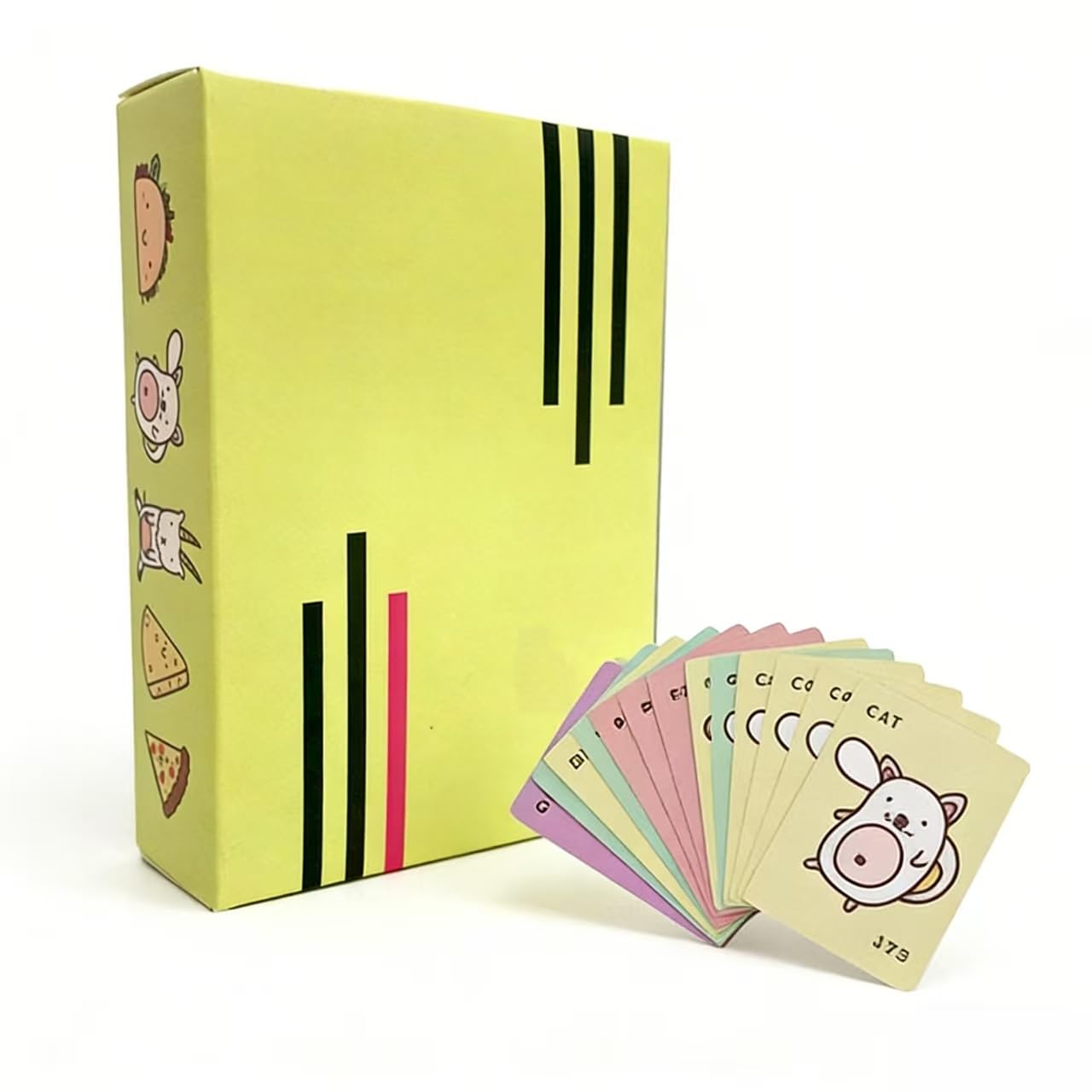 Card Games,Taco Cat Goat Cheese Pizza Themed Party Cards Games Funny Family Board Game,for Adults Christmas New Year Party Night Travel Multiplayer Games Quick Thinking & Laughter Best Fun Gift Ideas