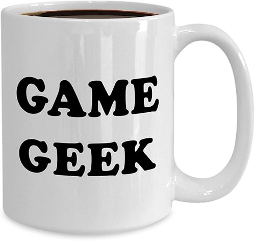Miniatura 2 de Game Geek Mug Coffee Cup Tea Large 15oz Ceramic White - Funny Gifts for Game Developer Designer Video Gaming Design Dev Team Development Cute Gag