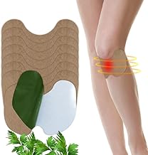 Magnova Knee Pain Relief Patch 10 Pads, Herbal Plaster for Knee Support & Muscle Pain, Wormwood Extract Adhesive Heat Patches, Arthritis Inflammation Sticker 12 Hour Long Lasting Relief of Joint Pains