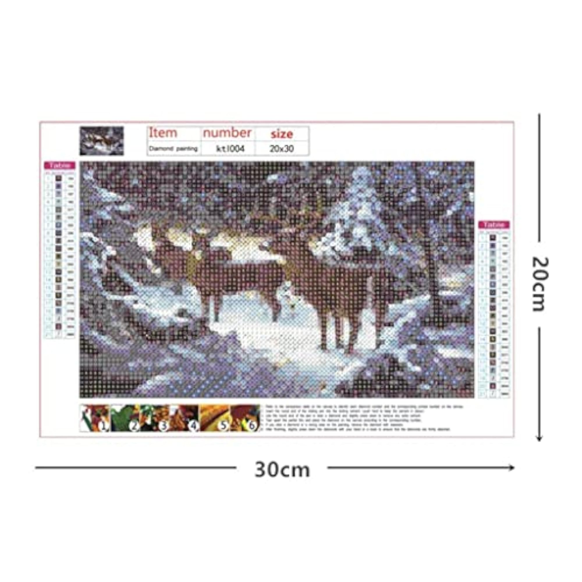 5D DIY Diamond Painting Horse Cross Stitch Kit for Home Decor
