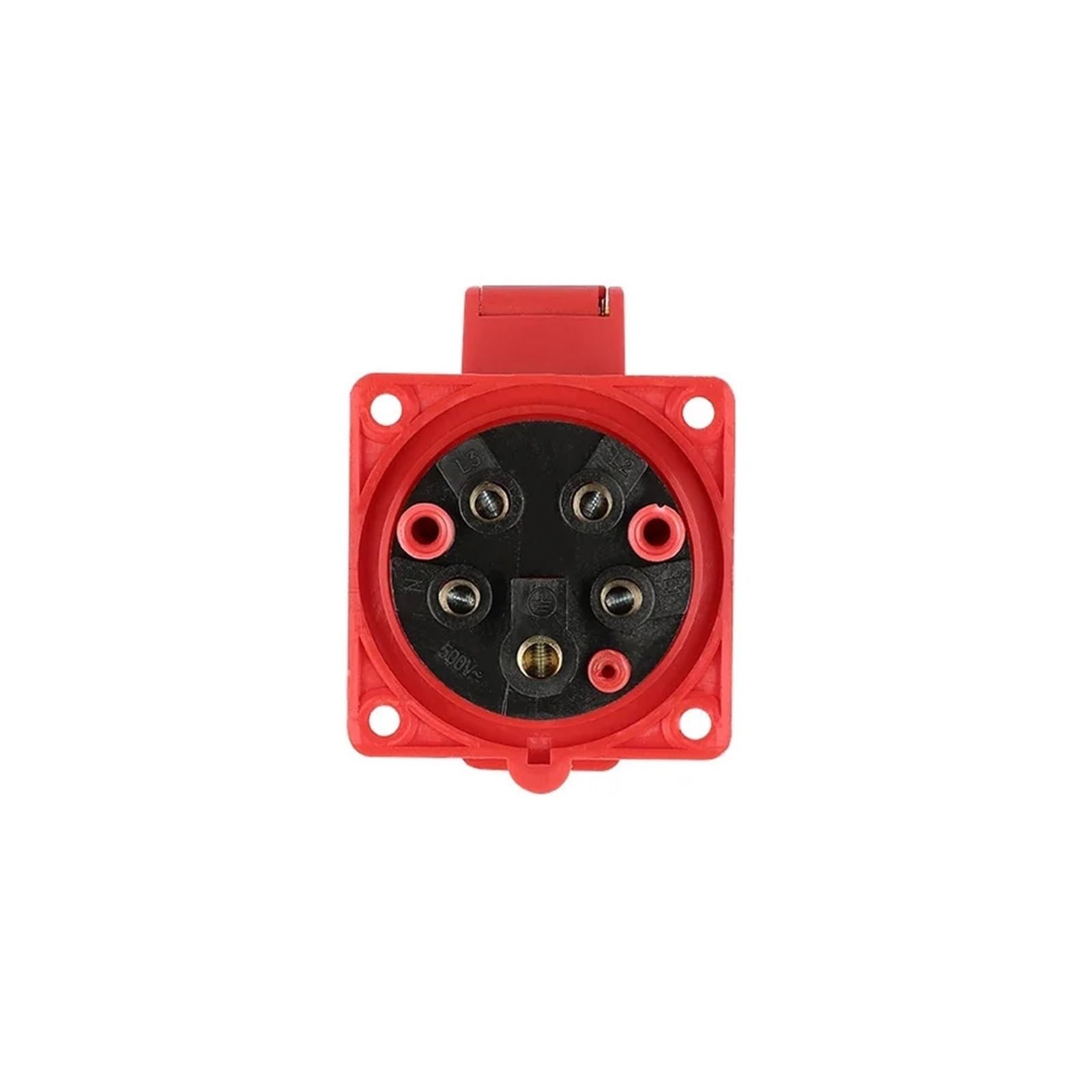 Prise et prise industrielles, connecteur étanche, 3 broches, 4, 5, 16A/32A, IP44, connexion électrique, murale(125A Connector,20 Pcs,4 Pin)
