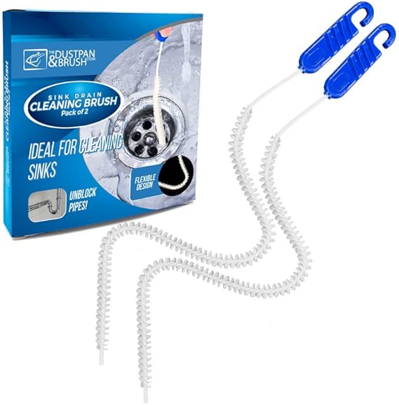 Flexible Drain Sink Cleaning Brush Unblocker Plug Hole Hair Remover