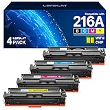 LOFBLAT 216A W2410A W2411A W2412A W2413A toner compatible avec HP 216A W2410A W2411A W2412A W2413A Noir pour HP Color LaserJet Pro M183 / M182