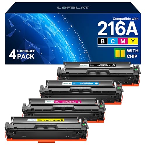 Cartouches de toner compatibles 216A avec puce LOFBLAT pour imprimantes LaserJet Pro M183fw M182