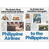 RelicPaper 1982 Philippine Airlines: Asia's First International, Philippine Airlines Print Ad