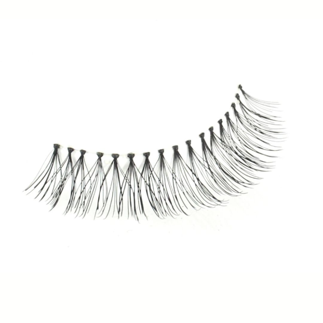 Wink Lashes PRO-09 | Natural Look Human Hair Eyelashes | Reusable Everyday False Lash | Thin Band Soft Lash | Best for Casual & Work Look, Seamless Blend, No Heavy Feel-picture-10
