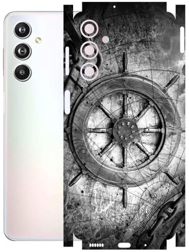 Image of AtOdds - Full Body Back Screen Guard Protector Film - Lamination Wrap Skin Sticker Compatible with Samsung Galaxy F54 (5G) | Scratchproof Matte Finish (Voyage)