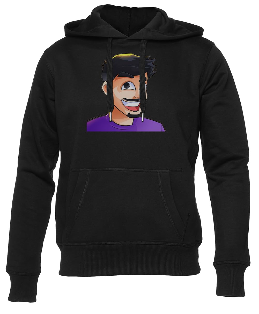 Newtee Periado Sudadera Unisex Negra para Hombre y Mujer Unisex Black Hoodie Men Women