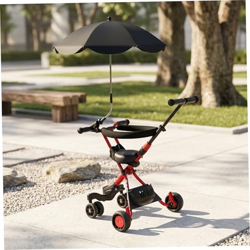 Paraguas con clip de rotación 360° para silla de camping con protección UPF 50+ 7
