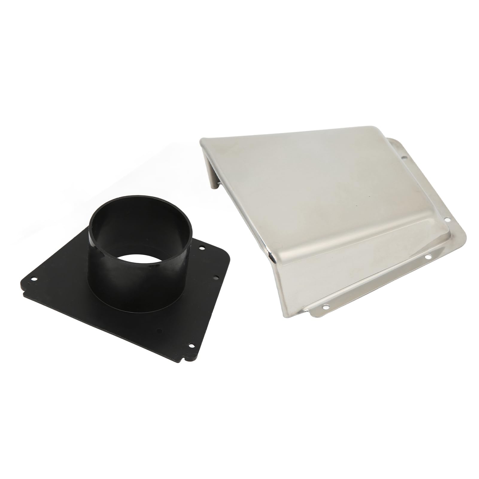 Yctze 2 Pièces Couvercle D'aération Marin en Acier Inoxydable 304 avec Base en Nylon -dérapant Ventilateur De Capot D'échappement pour Yachts Et Bateaux Accessoires