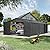 Domi 12x25FT Heavy Duty Outdoor Metal Garage Shed & Carport – Extra Large Lockable Double Door Storage Shelter for Cars, Trucks, Motorcycles, Lawn Equipment (Dark Grey)