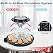 Incubators for Hatching Eggs, 18 Eggs Incubator with Egg Candler, Auto Egg Turner, Temp Control &Humidity Display, Hatch Day, Auto Water Refill, 2 Size Egg Tray, 360° Viewing for Chicken, Duck, Quail