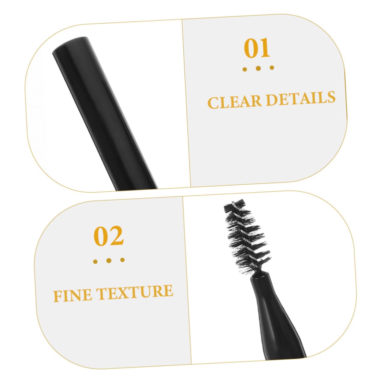 minkissy brochas de maquillaje en espiral para cejas, brochas de pestañas, aplicador de pestañas, varitas de pestañas, peine de rímel, varita de pestañas, cepillo de pestañas portátil, cepillo