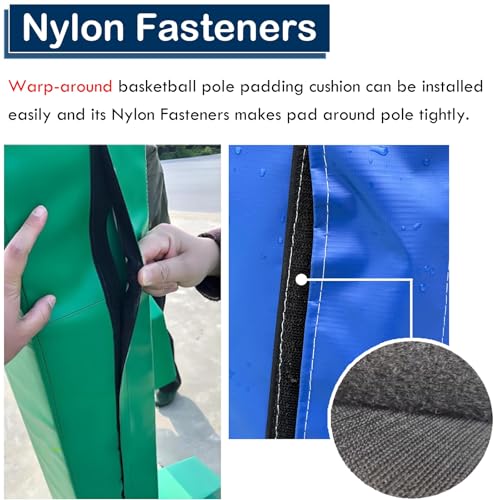 Coussin amovible pour poteau de basket mousse protection anti choc - 4