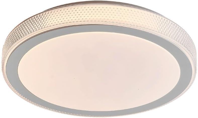 Modern Simplicity Modern Simple Acrylic Iron Art Ceiling Lamps Nordic Light Luxury Round LED Three-Color Dimmable Close to Lights for Restaurant Private Room Bedroom Office