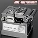 Optical Fiber Cleaver, Automatic Fiber Optic Thermal Stripper for Ribbon or Simplex Fiber, Handheld Fiber Tools for 1-12 Strands, 2 in 1 Stripping and Cutting, 5s Heating, with Li-battery