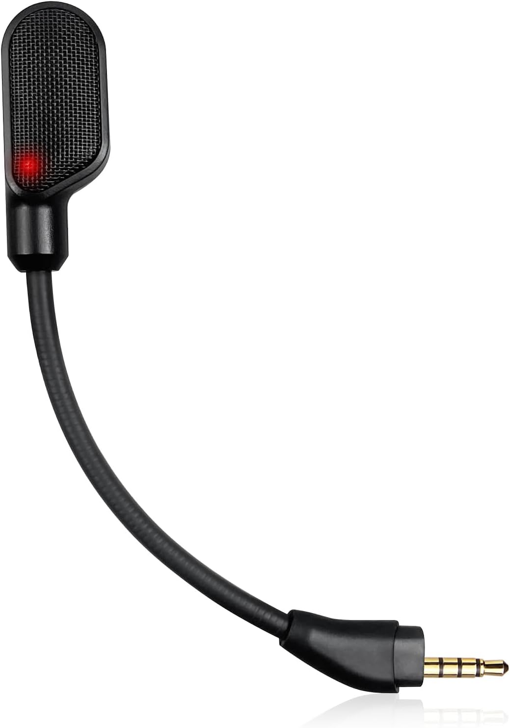 weishan Mic Compatible with HyperX Cloud III/Cloud 3 Gaming Headset, 3.5mm Detachable Noise Cancelling Microphone Boom with Mute LED Indicator for PC, Xbox One, PS4, PS5