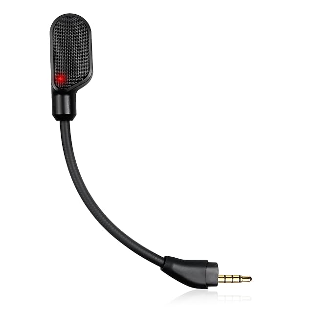 weishan Mic Compatible with HyperX Cloud III Cloud 3 Gaming Headset 3 5mm Detachable Noise Cancelling Microphone Boom