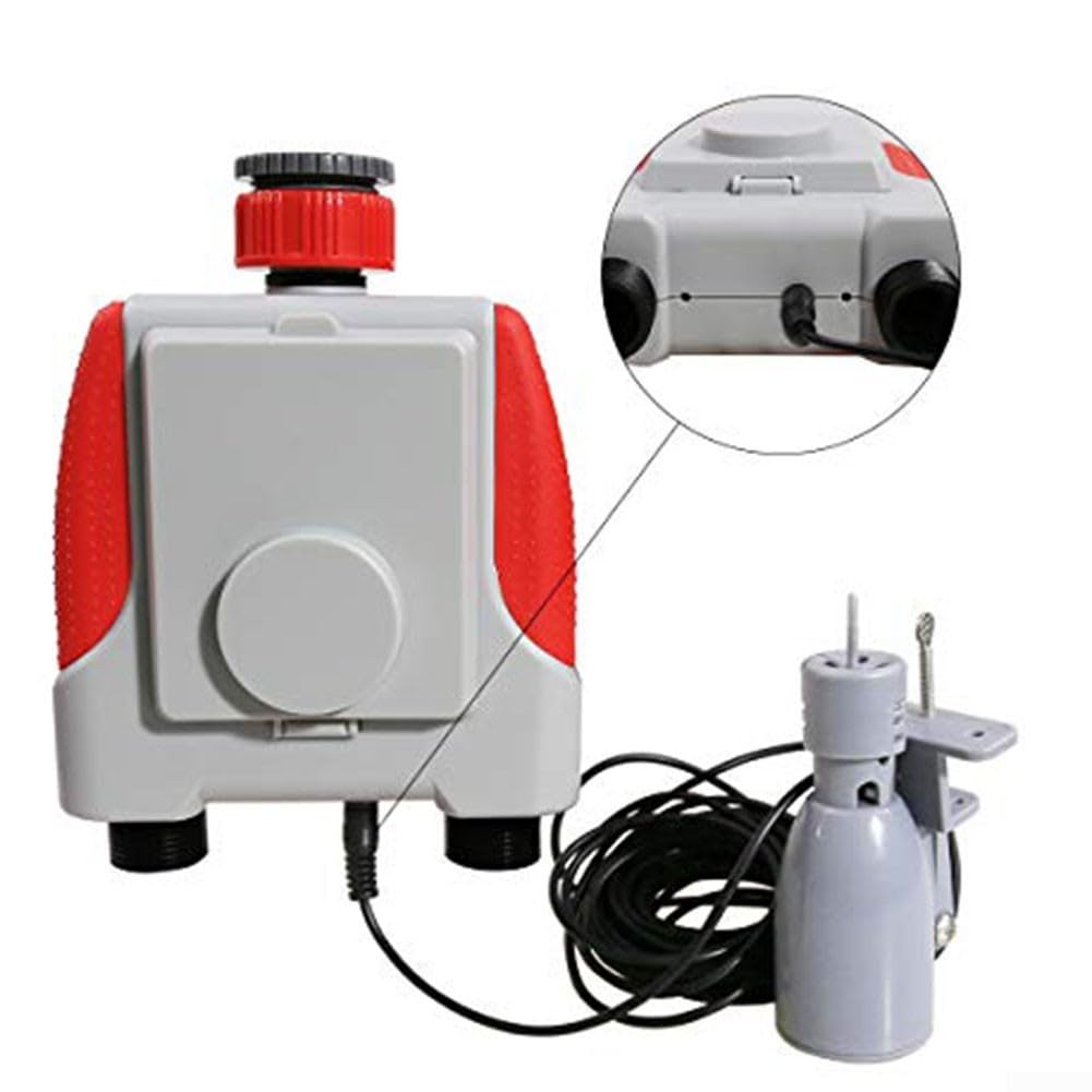 Regolatore del temporizzatore di irrigazione del giardino con il sensore della pioggia, sistema di irrigazione automatico con cavo di 7M per la protezione delle piante