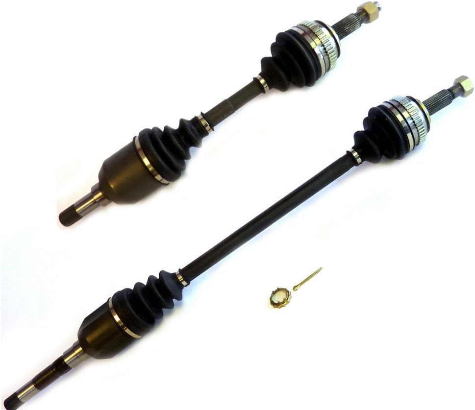 DTA DC40754074A front Left Right Pair - 2 New CV Axles Fits 1990-1995 Chrysler Town & Country; 1987-1995 Dodge Caravan, Plymouth Voyager. Non-Turbo