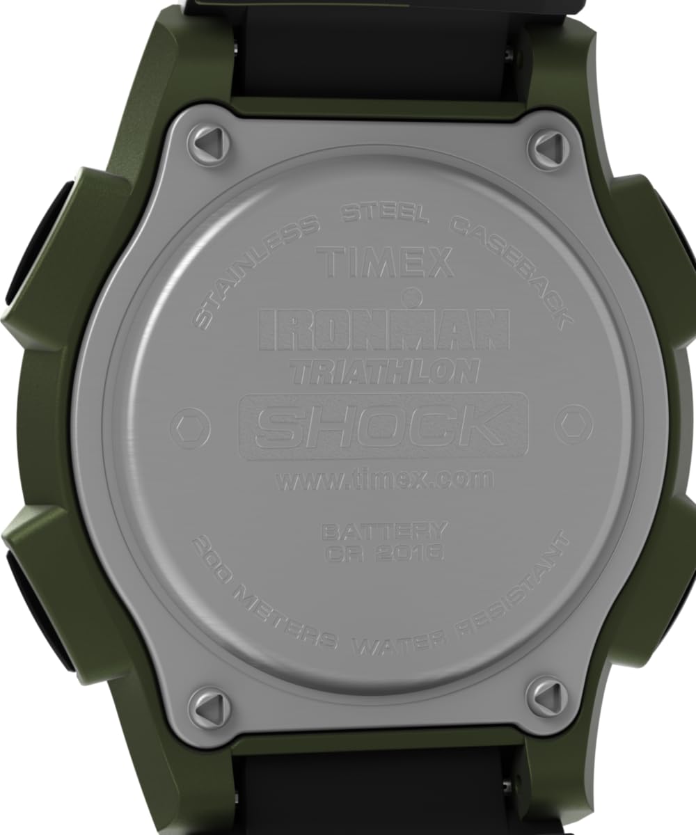 Timex Herren Digital Quarz Armbanduhr mit einem Kunststoffband Ironman Classic