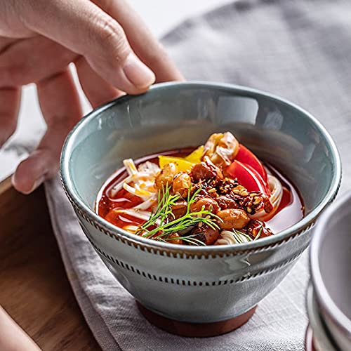 KOHARA Speiseteller, Keramikschale, kleine Suppenschüssel, kleine Porzellanschalen – EIS und Dessert, Fassungsvermögen: 325 ml