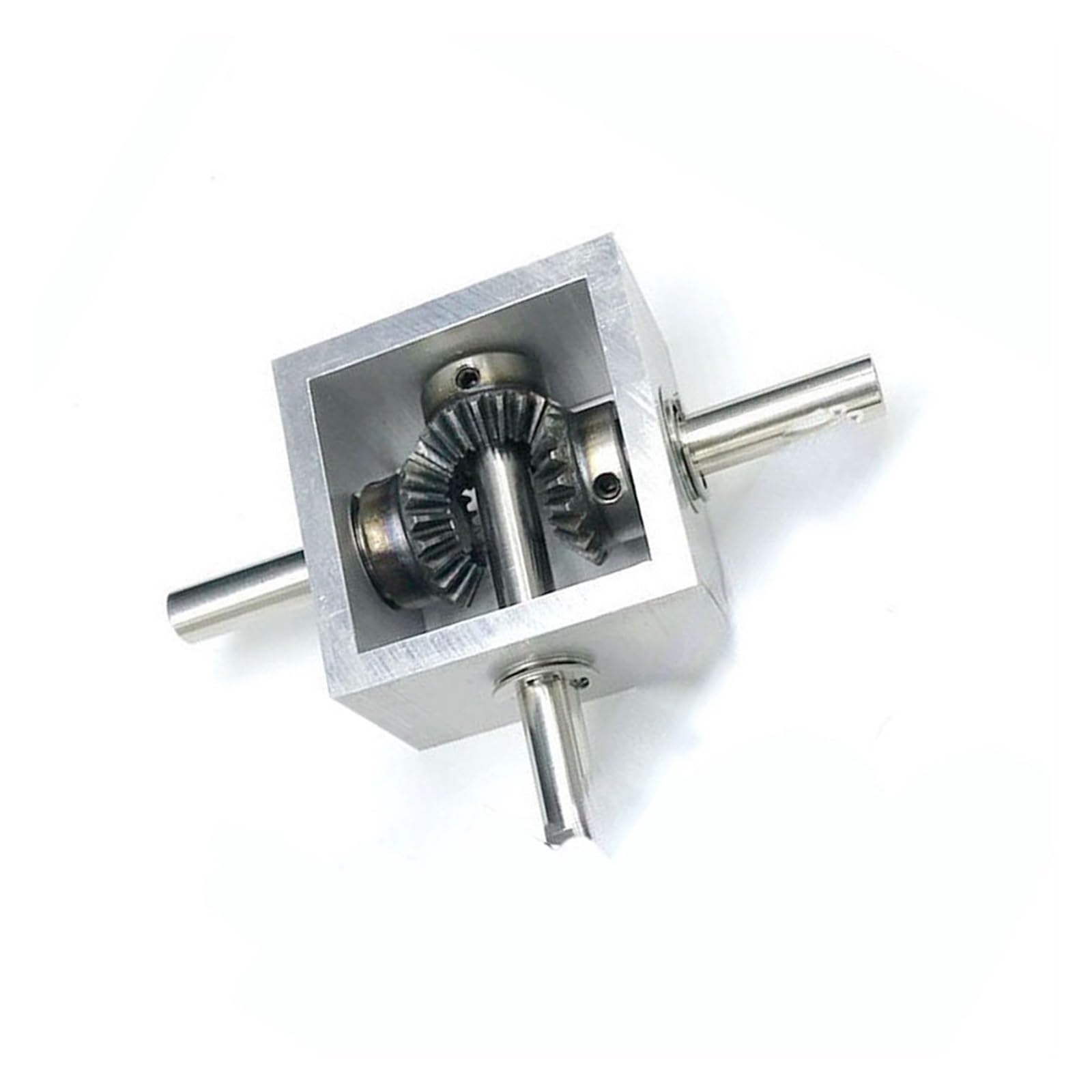 Mechanical Steering 1pc 1:1 Transmission Gearbox 6mm 8mm Shaft 90 Degree Reversing Gearbox 1 Module 20 Teeth Bevel Gear Steering Gearbox Direction Transmission(6mm)