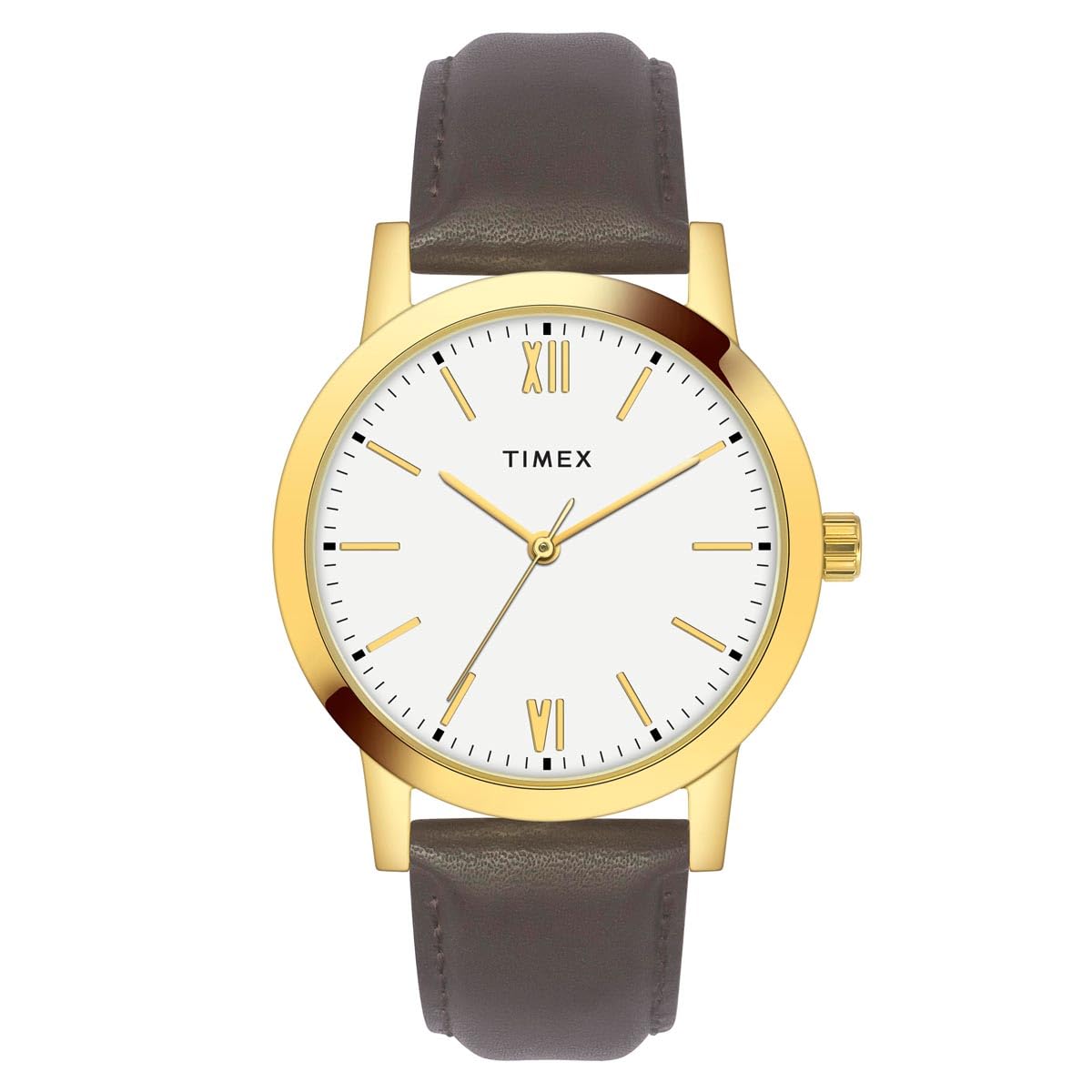 TIMEXAnalog Watch for Men with Round Dial & Water Resistant Man's Wrist Watches