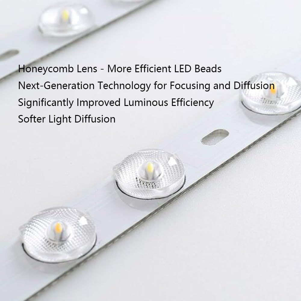 Wpuszczana Nowoczesna Drewniana Lampa Sufitowa LED Lampa Sufitowa O Zimnej Bieli 6000 K Energooszczędna Lampa Panelowa Dekoracyjna Do Wnętrz Okrągła Oprawa Oświetleniowa Do Montażu Wpuszczanego KNBVFH
