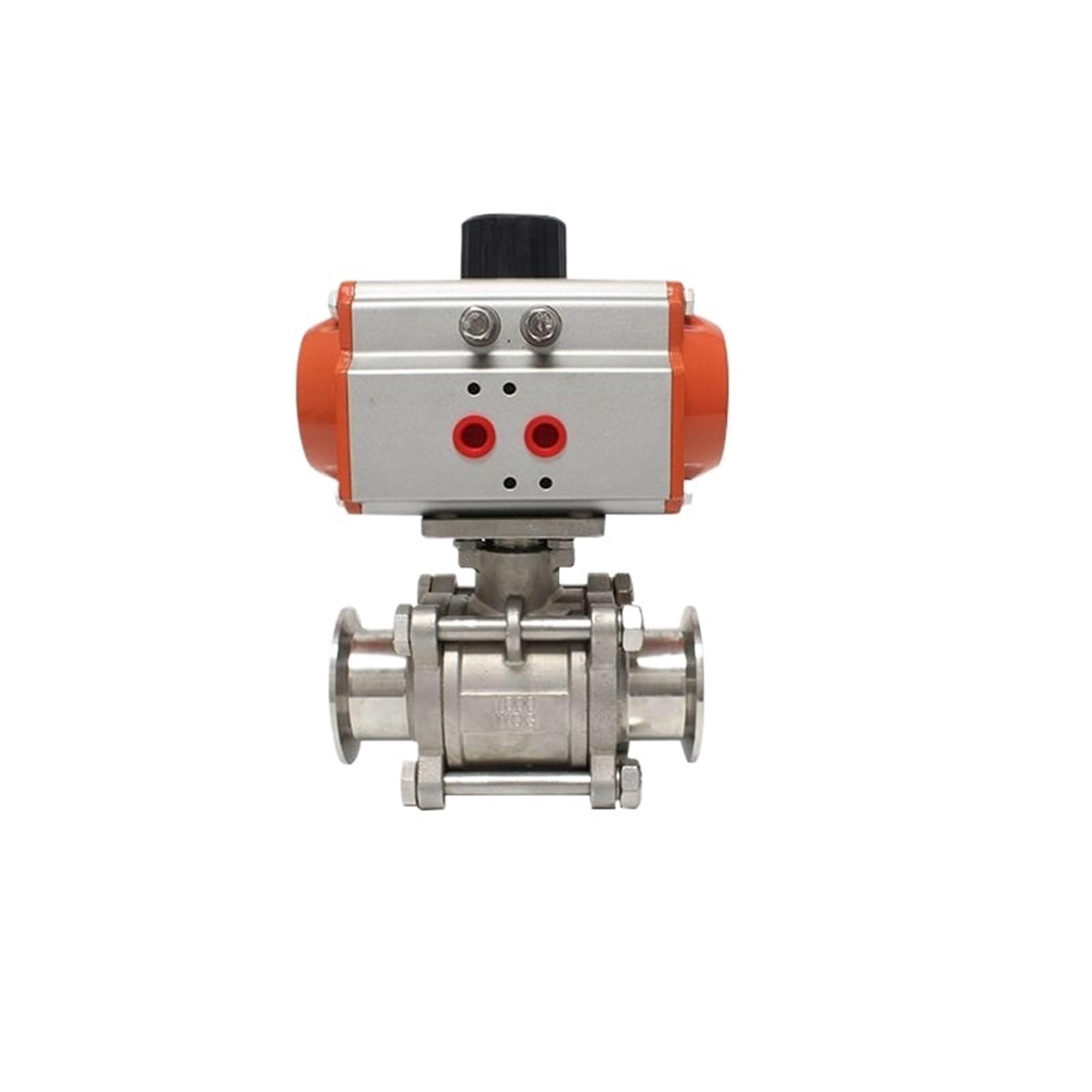 Vanne pneumatique double effet DN25 en inox pour stopper les pannes de maintenance