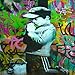 Produktbild tzxdbh Bunte Wand-Graffiti-Kunst-Plakate und Drucke Abstrakter Junge Folgen Ihren Traumwand-Kunst-Bildern für Wohnzimmer Cuadros-Dekor