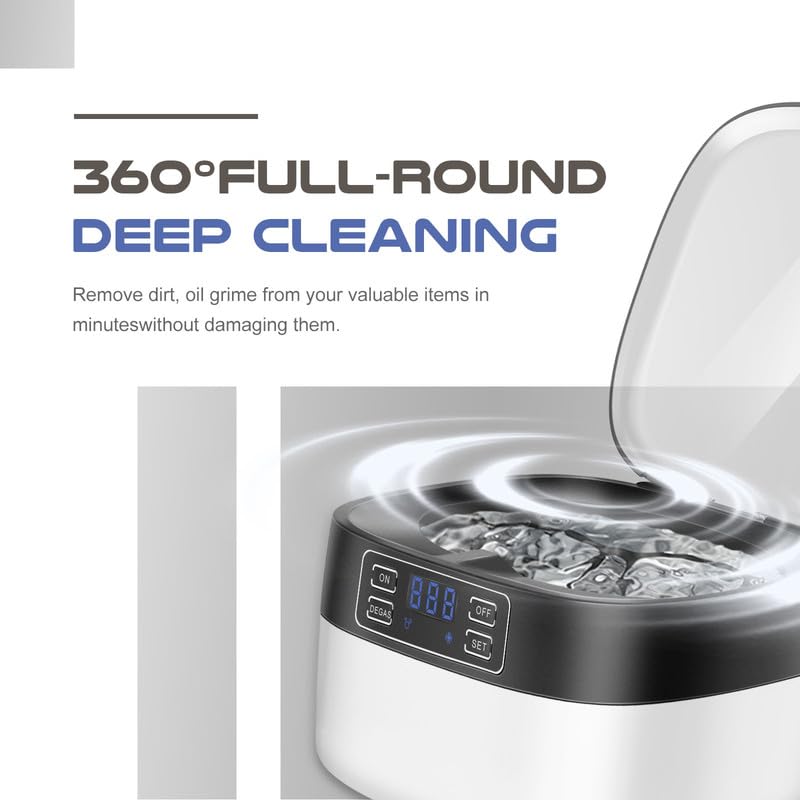 Ultraschallreinigungsgerät Ultraschallreiniger Ultraschallgerät 750ml Schallreiniger mit Digitalem...