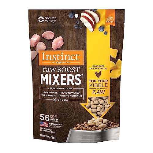 Instinct Raw Boost Mixers, Freeze Dried Dog Food Topper, Grain Fr...