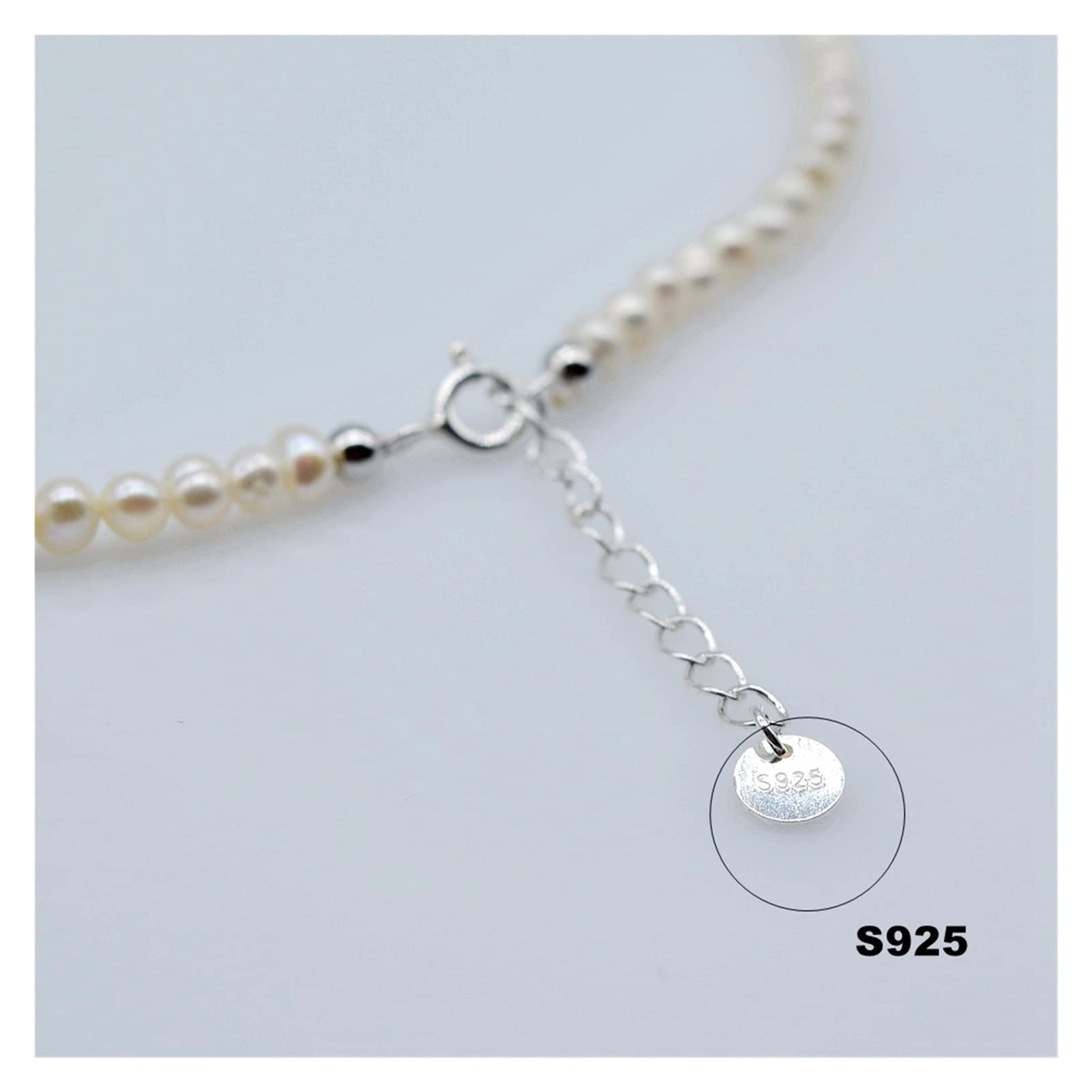 Simpatica collana di balene piccola collana di perle for ragazza con gioielli in argento fatti a mano in argento sterling 925 con perle naturali Collane da donna