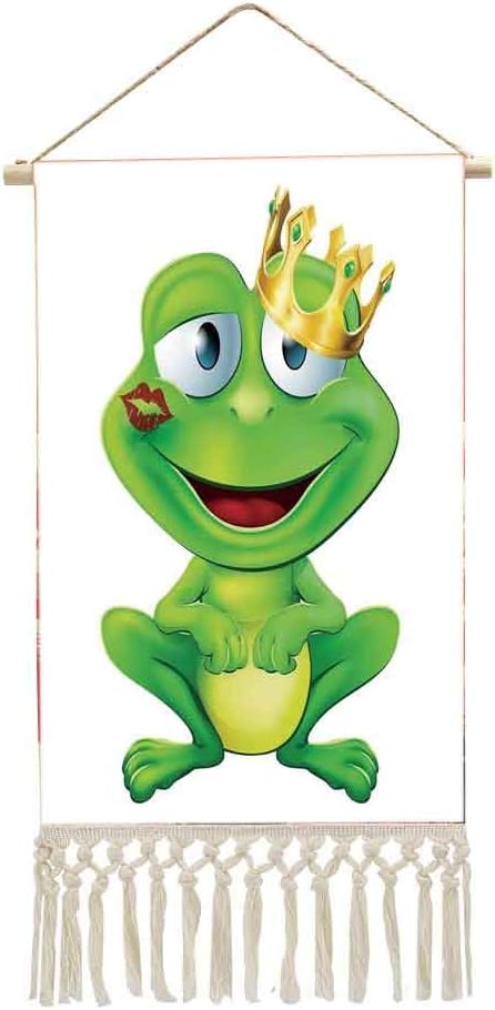 Amazon Co Jp 部屋飾り 寝室 壁掛け 掛け画 動物の装飾 彼の唇に金の王冠と口紅のマークが付いたかわいいカエルの王子の漫画のキャラクター 飾り用 たなばた 壁画 装飾用品 キャンバス綿麻 ホーム キッチン Amazon Co Jp 部屋飾り 寝室 壁掛け 掛け画 動物の装飾 彼の唇に金の王冠と口紅のマークが付いたかわいいカエルの王子の漫画のキャラクター 飾り用 たなばた 壁画 装飾用品 キャンバス綿麻 ホーム キッチン