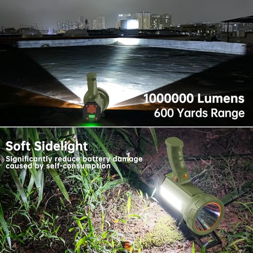 Buysight FY007-G Rechargeable Spotlight Flashlight thumb #1