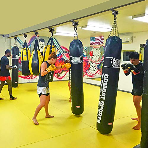 SELEWARE Punching Hanger, Heavy Duty Steel I-Beam Clamp Hook, Heavy Bag Hanger for Boxing, Muay Thai & MMA Training - Image 2