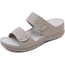 Women Flat Sandals Ladies Slides Comfortable Thick Bottom Female Slippers Female Slides Beach Slippers Big Size Color A Size 40 B 37 M EU