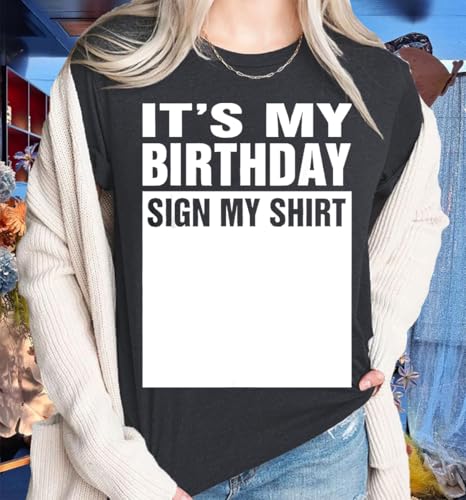 Image of Happy Birthday Shirts for Women Cute My Day My Way Birthday Girl T Shirt
