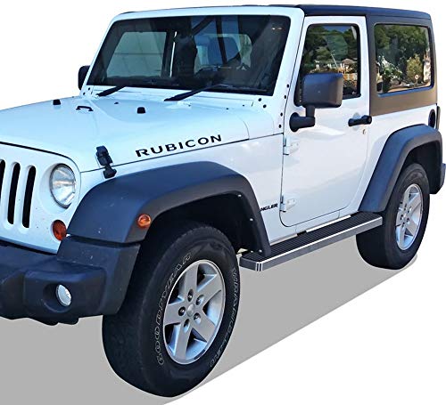 Estribos de Acero Inoxidable para Jeep Wrangler JK miniatura 6