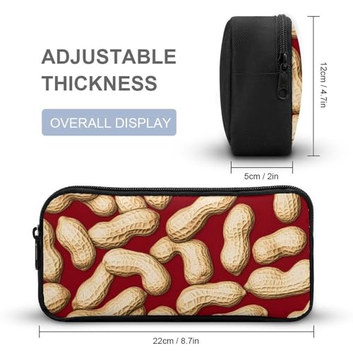 Nuts Funny Backpack Set Lunch Bag Pencil Case Makeup Bag 3 in 1 for Men Women Travel4