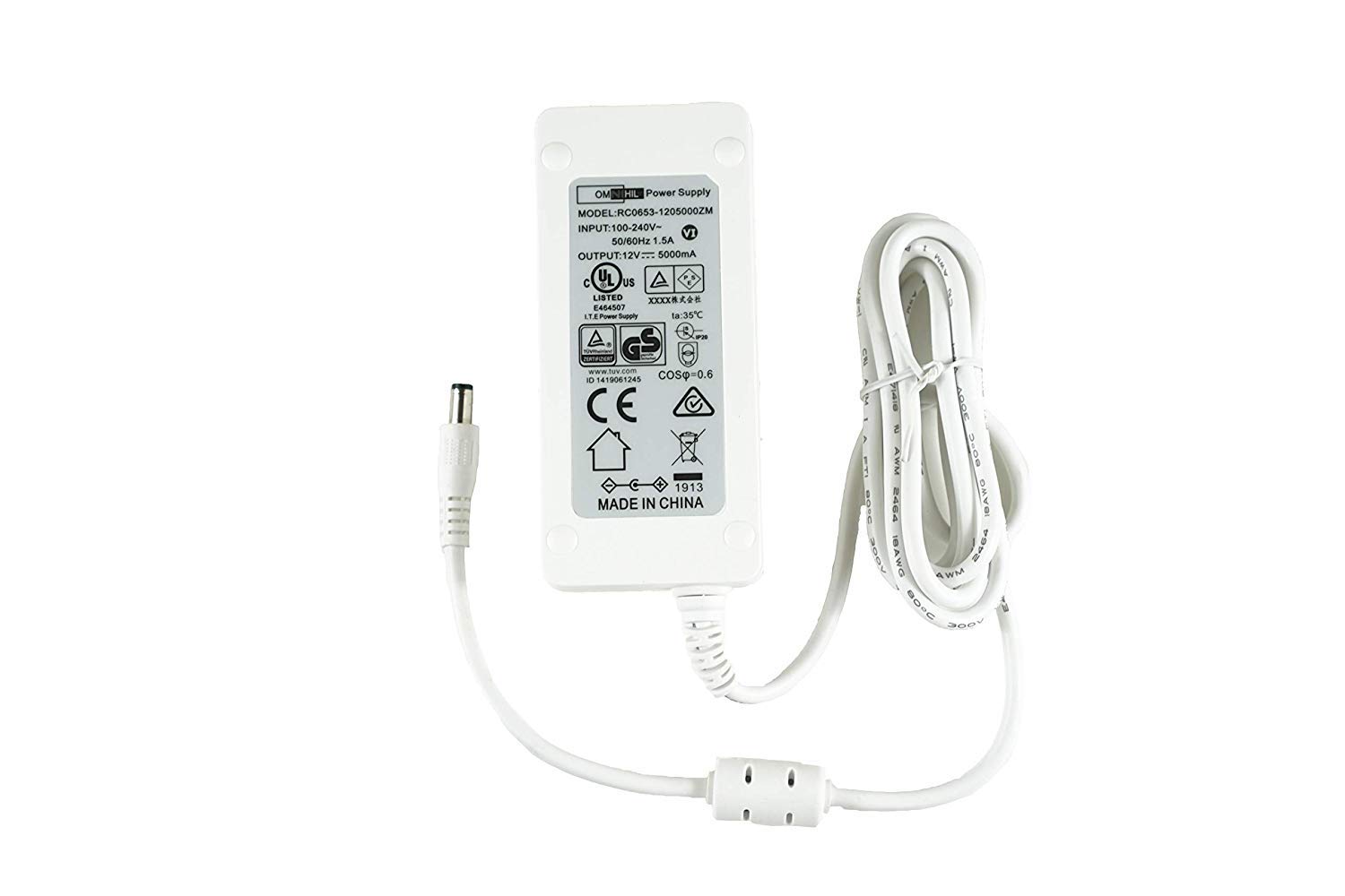 Omnihil AC/DC Adapter Replacement For Adapter Tech ATS050T-P/A121 – 50W Universal Power Supply