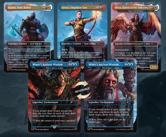 Amazon.com: Magic the Gathering Secret Lair x God of War: Norse (Foil) :  Toys & Games