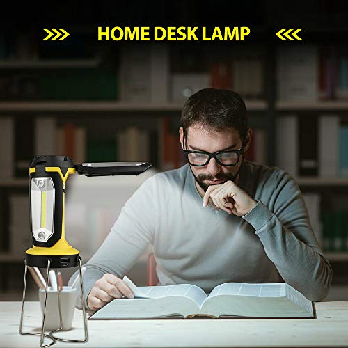 Gainty Lanterna USB Lanterna re capaz de abajur de emergência ao ar livre para acampamento e caminha