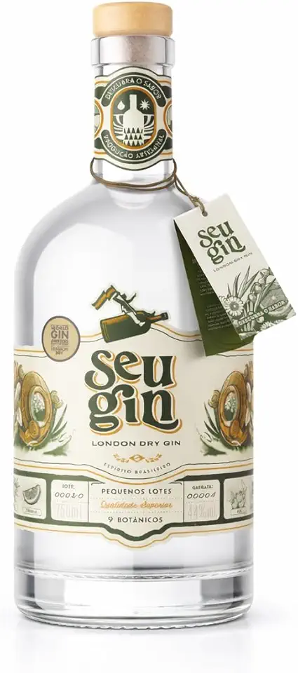Seu Gin - London Dry Premium Nacional - 750 ml - c/cartucho