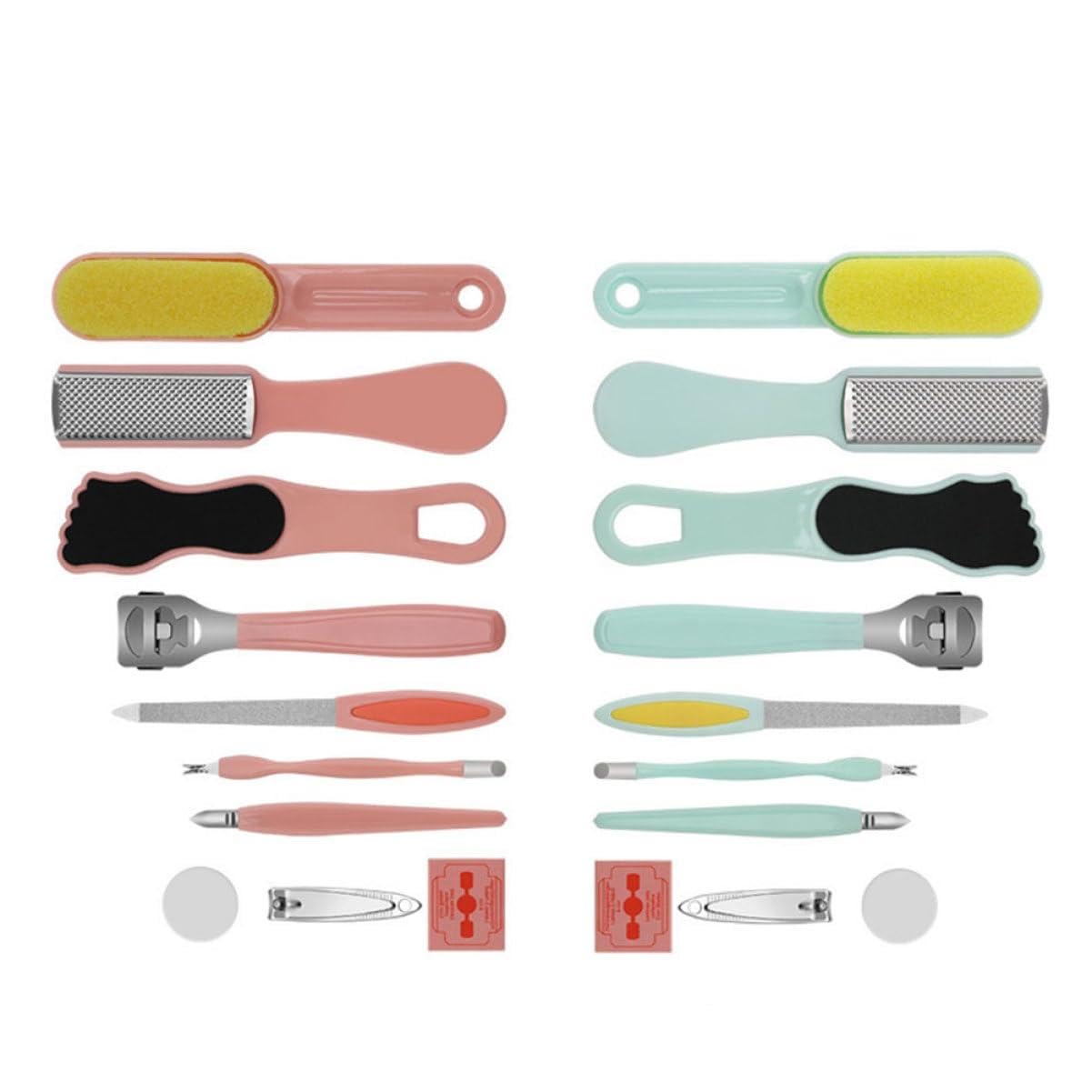 10pcs Pedicure Tool Set Manicure Kit Foot File Nail Care Tool Foot Grater Plate for Women Ladies